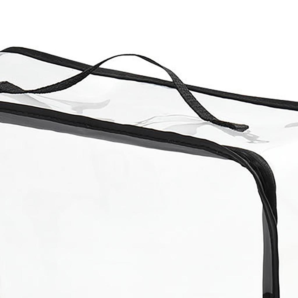 Мешок для пыли для сумок из ПВХ, прозрачный защитный чехол для сумок, органайзер с застежкой-молнией и ручкой для