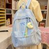 Школьный рюкзак в стиле Schoolbagins, высококачественный, женский, школьный, милый, в клетку, большой вместимости, легкий, для учебы, поездок