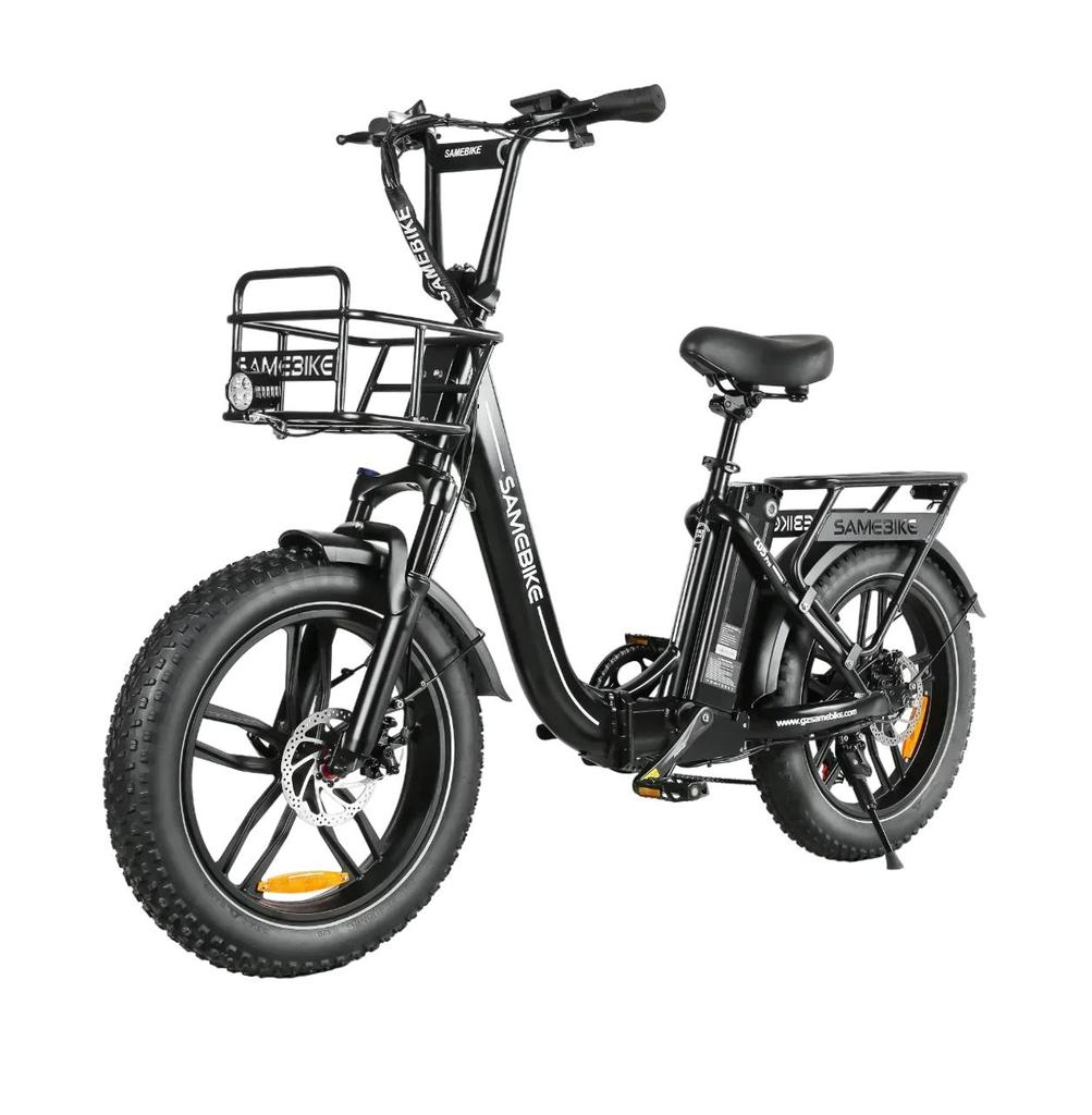 Электровелосипед SAMEBIKE C05 PRO на толстых шинах, двигатель 500 Вт, литиевая батарея 36 В 13 Ач, 20-дюймовый электровелосипед для взрослых для городской езды, катания и путешествий