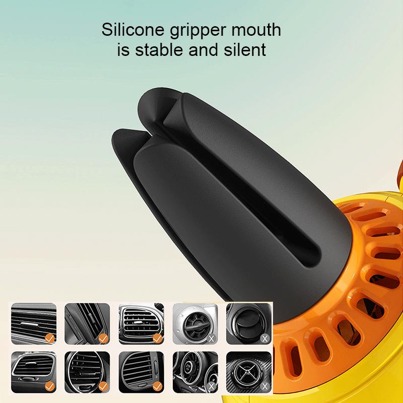 Милый автомобильный освежитель воздуха с мультяшной уткой, автовыпускное отверстие для ароматерапии, зажим для духов, диффузор, украшение для салона автомобиля