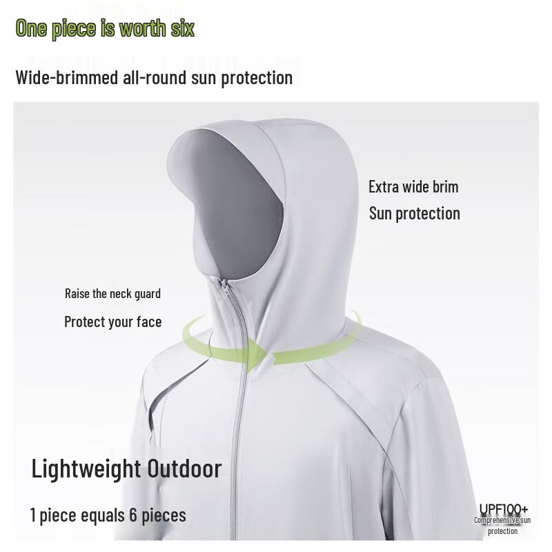 VANCL Men's Cooling UV Protection Hooded Sun Jacket