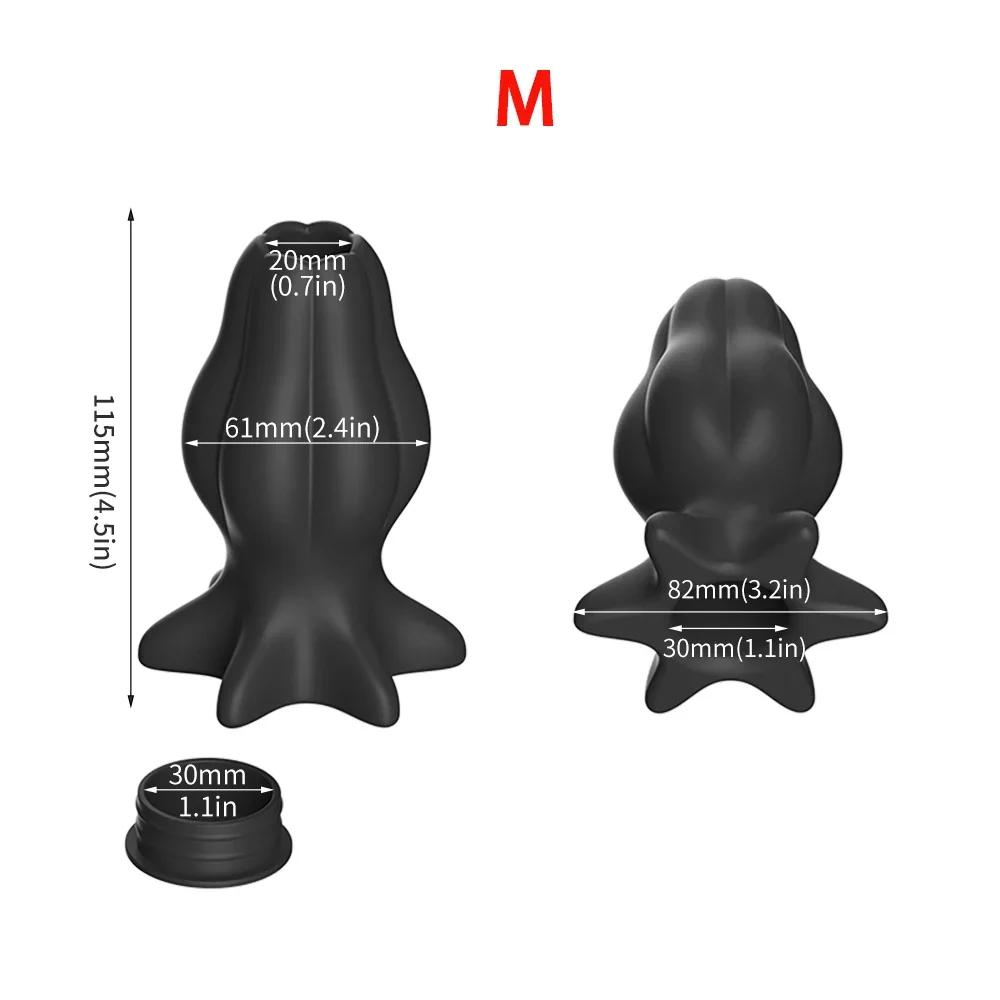 Silicone Anal Plug 3 Sizes Removable Butt Plug Stimulation Anus Masturbator G Spot Massage Dildo Sex Toys for Man Women