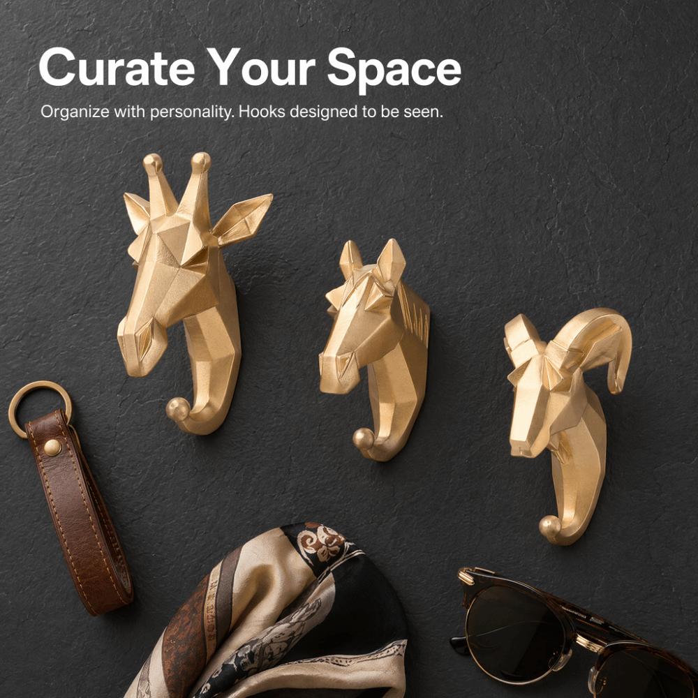 Animal Shape Coat Hook Gold Robe Hook Practical Coat Hanger  Home Decor