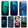 Игровой Чехол для Телефона Subnautica Крутой Для Samsung Galaxy S26 S25 S24 S23 S22 S21 Plus Ultra Note20 Мягкий Черный
