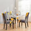 Universal Elastic Dining Chair Cover Anti Dirty Slipcover Removable Seat Protector for Living Room Kitchen Wedding Banquet Party