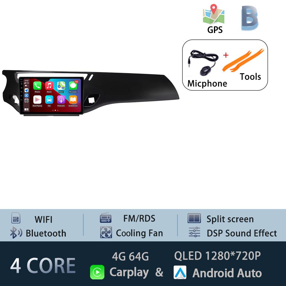 Android 15 Car Radio For Citroen C3 DS3 2010-2016 5G WIFI Head Unit Navigation Autoradio DSP BT Wireless Carplay Auto 4G