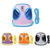 2 Layers Mesh Dog Harness and Leash Set for Small Dog Adjustable Puppy Harness Vest Reflective Kitten Chest Strap Pet Cat Supply