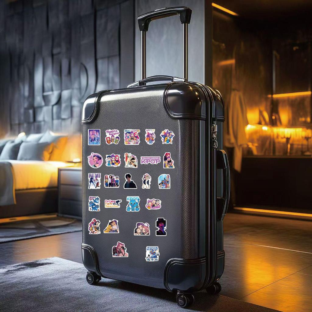 60 листов KPOP Охотник на демонов Глянцевые корейские мультяшные наклейки для украшения рюкзака