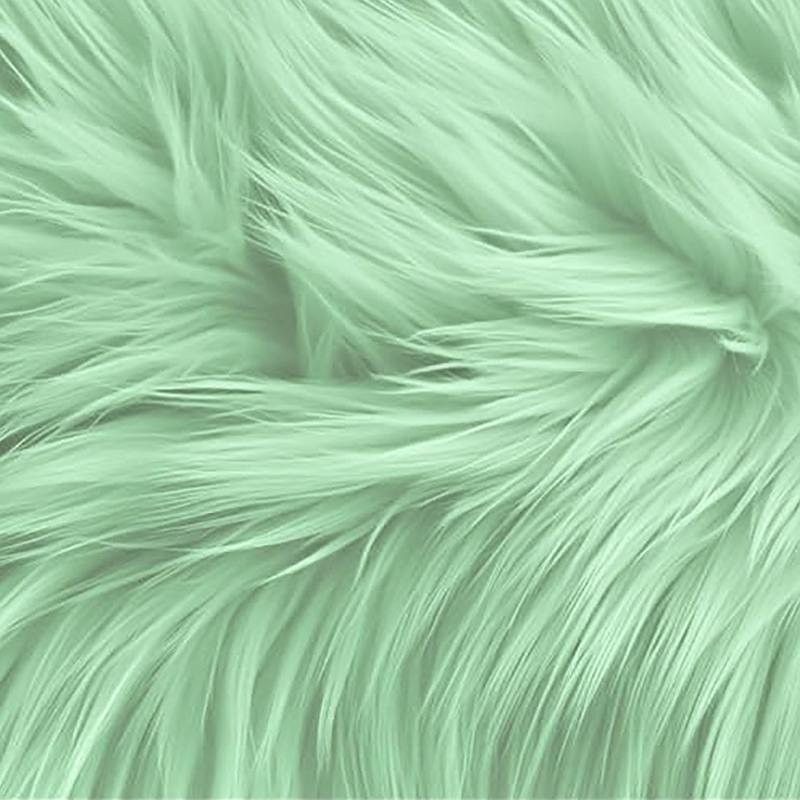 Мягкий длинный мех ткань красочный квадратный плюшевый искусственный пэчворк DIY ручной работы Рождественская кукла борода волосы подушка швейный материал Аксессуар