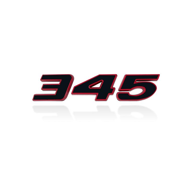 1Pc Metal 3D Car Sticker 392 345 6.4L Emblem Car Fender Side Sticker Rear Trunk Bumper Tail Sticker For Hemi Charger Challenge