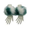 Faux Furs Short Wrist Cuff Winter Wrist Cuff Warmers Furry Wrist Cuff for Women Girls Coat Wrist Furry Warm Cuff