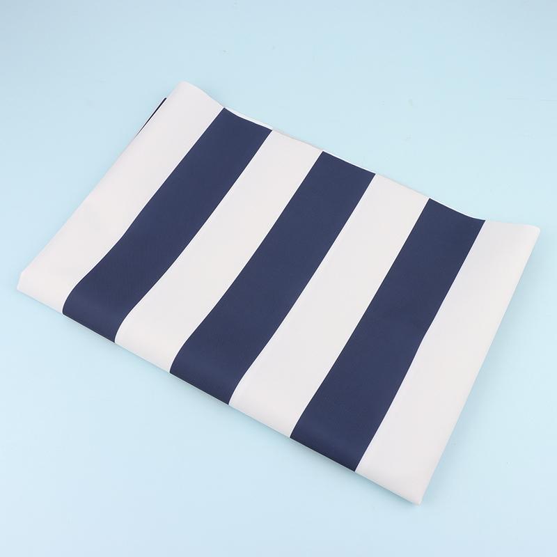 420D Striped Print Oxford Fabric Waterproof Fabric Canopy Tent Umbrella Cloth Pu Coated 50X150Cm Sunshade