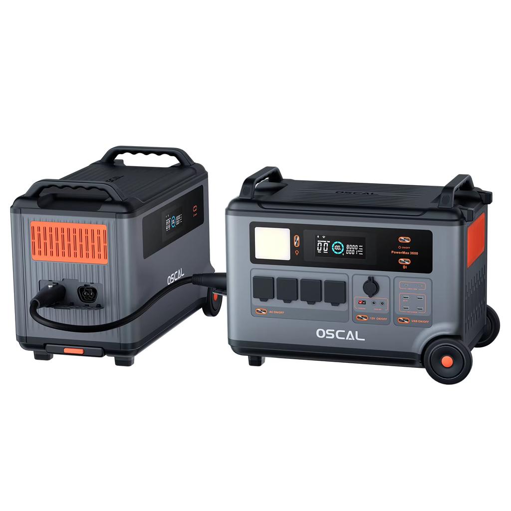 Oscal BP 3600 Дополнительная батарея Портативный источник питания, LiFePO4 батарея 3600 Втч, Аварийный источник питания для улицы