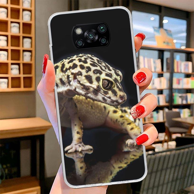 Lizards Geckos Cover Phone Case For Xiaomi Poco F7 Ultra X7 X6 X5 Pro M7 Redmi 15C 15 13C 13 12C 12 10C 10 9A 9C 9T 9 Shell Poco