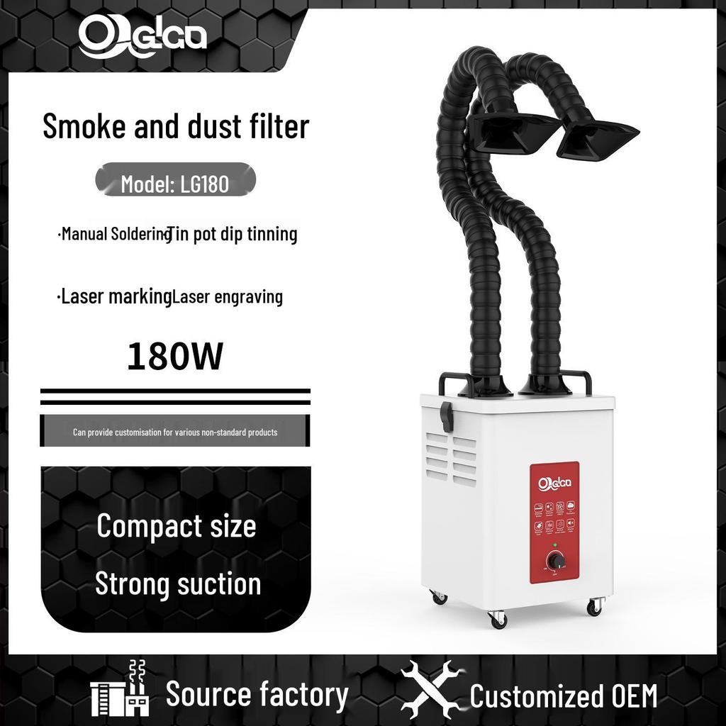 Mobile Industrial Laser Welding Fume and Dust Extractor