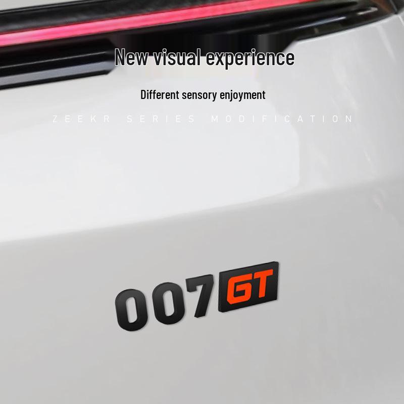 Черный Воин Автомобильная эмблема для моделей Zeekr 007GT/001/7X/009/007