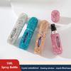 5ML Refillable Perfume Spray Bottle with Crystal Window Bottom Fill Portable Atomizer Leakproof Travel Perfume Dispenser