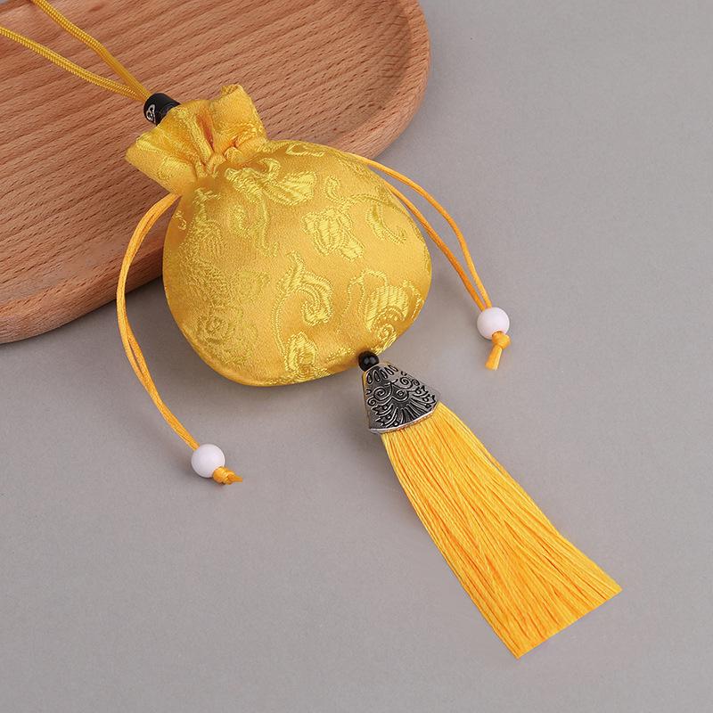 Embroidered Lavender Sachet: Dragon Boat Festival Car Pendant, Mosquito Repellent for Babies and Kids