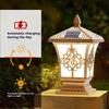 Solar Stigma Lamp Led Waterproof Outdoor Courtyard Doorstack Garden Fence Decor Villa Gate Pillar Wall Lamp Landscape