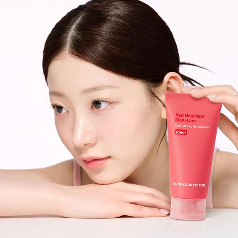 SUNGBOON EDITOR Гель-очищающее средство Red Heartleaf BHA-Lino Cool Calming 120 г