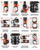 VEVOR Button Maker Machine, 2.28 inch/58mm Pin Maker, Installation-Free Badge Punch Press Kit