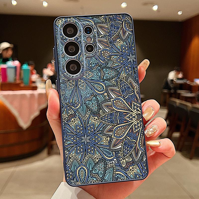 Магнитный чехол для телефона с винтажным узором-тотемом для Samsung Galaxy S26 S25 S24 Ultra S25 S23 FE A57 A56 A37 A17 A55 A26 A36 A35