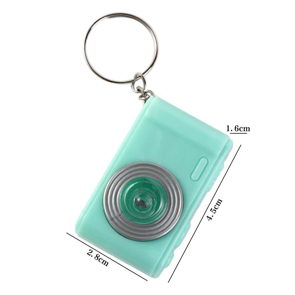 LED Camera Car Key Ring Plastic Mini Camera Toy LED Keychains  Children Toys