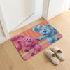 Cartoon B-Blues C-Clues Floor Mat Diatomite Bath Mat, Quick Dry, Absorbent, Multi-Scene Mat