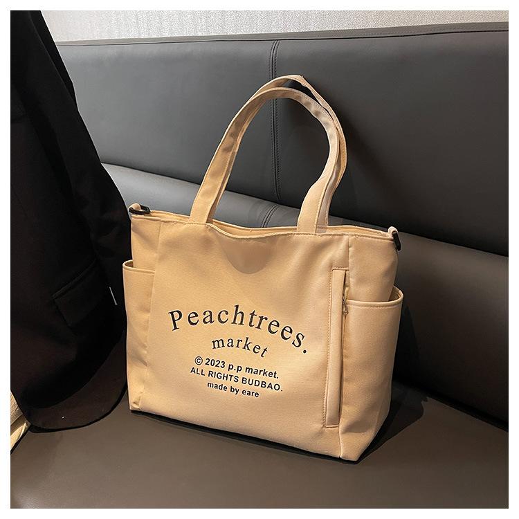 Сумка большой вместимости, женская большая сумка, портативная сумка через плечо с буквами