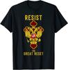 Футболка унисекс с дизайном Russian Eagle Russia Resist The Great Reset