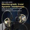 QKZ Проводные наушники AERS HIFI Heavy Bass In Ear Monitor 3,5 мм AUX In-Ear Наушники с микрофоном Шумоподавление Спорт Игры Музыка