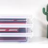 A4 Transparent Plastic Document Storage Box - Moisture-Proof Archive Organizer for Office & Home