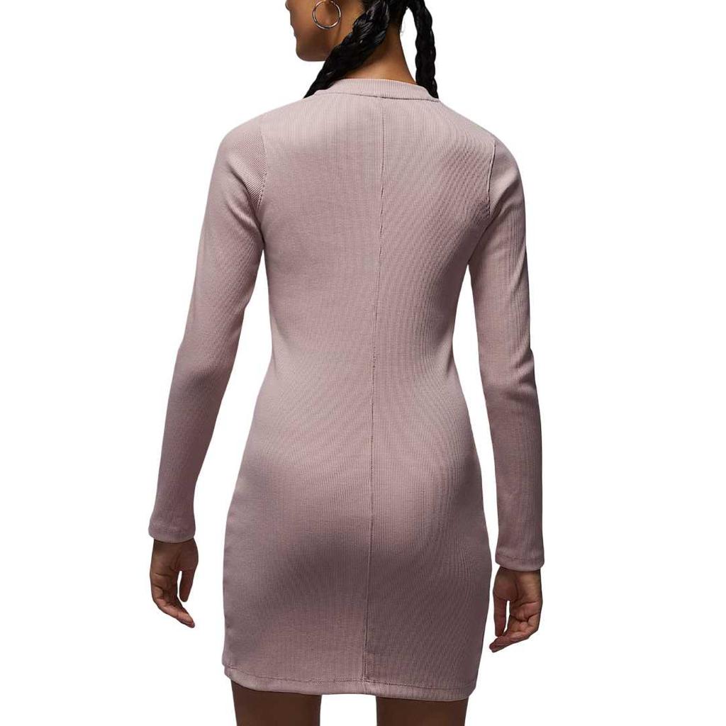 Jordan Однотонное удобное платье с длинным рукавом Женские платья HF9478-292