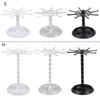 Пластиковая подставка для украшений для серег, подвесок, браслетов, подставка для ювелирных изделий, держатель для серег-гвоздиков, стойка для ювелирных изделий, 2 высоты