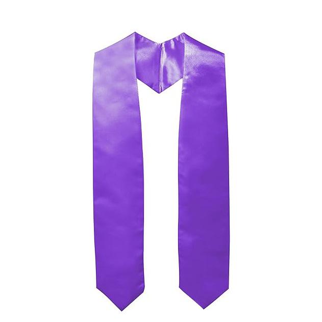 183Cm University Graduation Season Ribbon Ceremonial Shoulder Strap, Solid Color Honorary Award Satin Shawl Gift