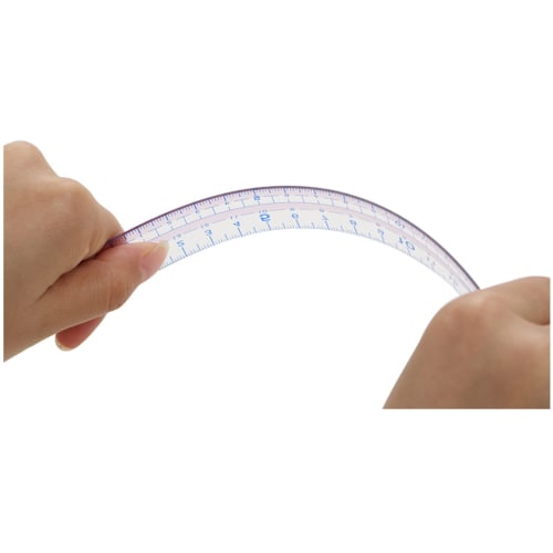 KOKUYO Straight Ruler Manabisuto Made of Recycled PET Resin 15cm GY-GBA110B