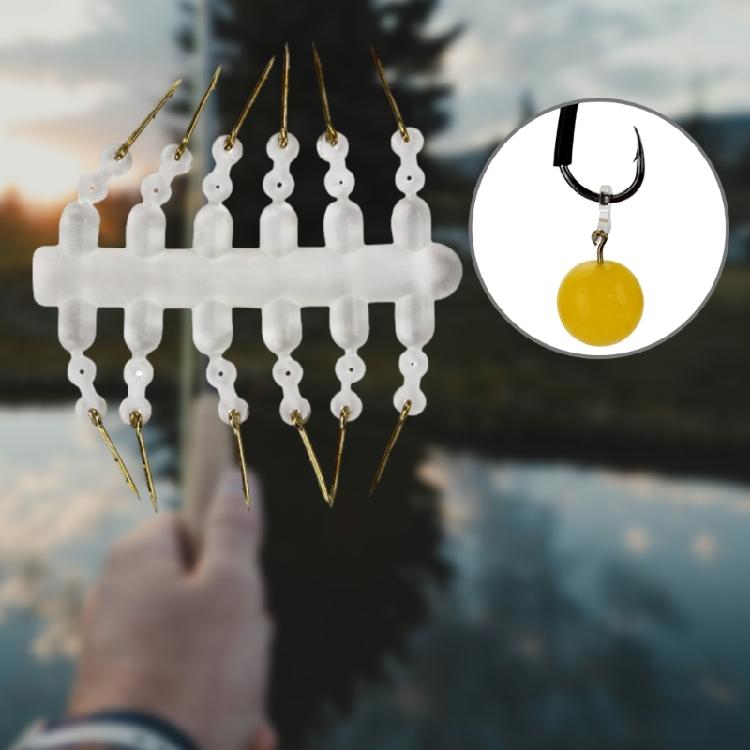 12Pcs Carp Baits Stinging Boilies Pin Replacement with Silicones Corn Ronnies Hair Rig