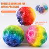 1/6Pcs Colorful for Kids Space Moon Ball Adults Make A Popping Sound High Bouncing Foam Ball