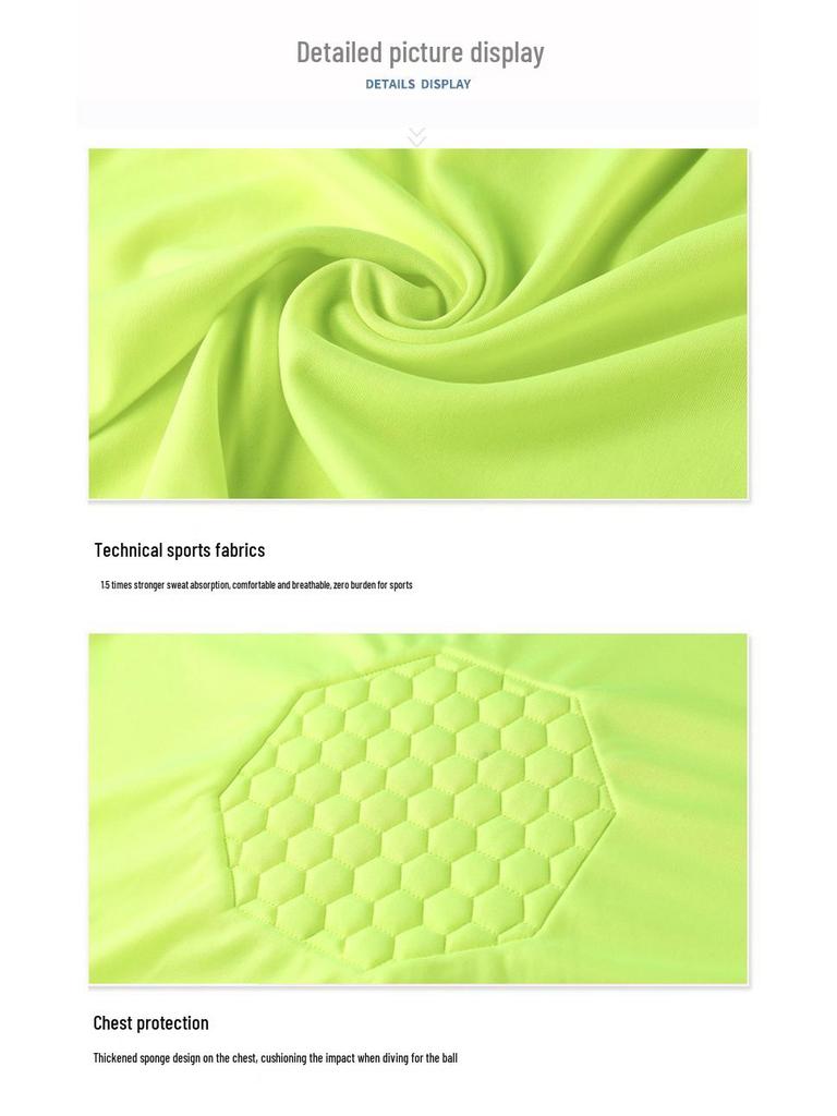 Adult & Children's Long Sleeve Goalkeeper Jersey Set - Match & Training Gear