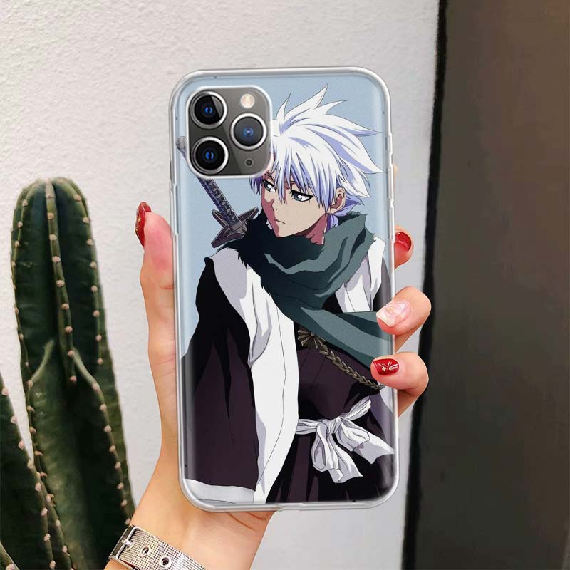 Bleach Хитсугая Тоширо Для iPhone 17 Air 16 15 14 Plus 13 Mini 12 11 Pro Max Чехол для телефона 16E 7 Печать 8 SE Fundas Чехол Мягкий C