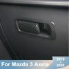 Stainless Steel Car Co-pilot Glove Box Handle Switch Panel Decoration Sticker Trim Cover For Mazda 3 Axela