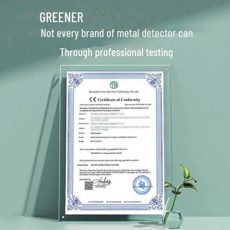Высокоточный ручной металлоискатель Green Forest для досмотра мобильных телефонов и комнат досмотра