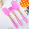 Non-slip Silicone Spatula Set of Three Cake Spatula Oil Brush Spatula 3 Sets of Baking Small Tools