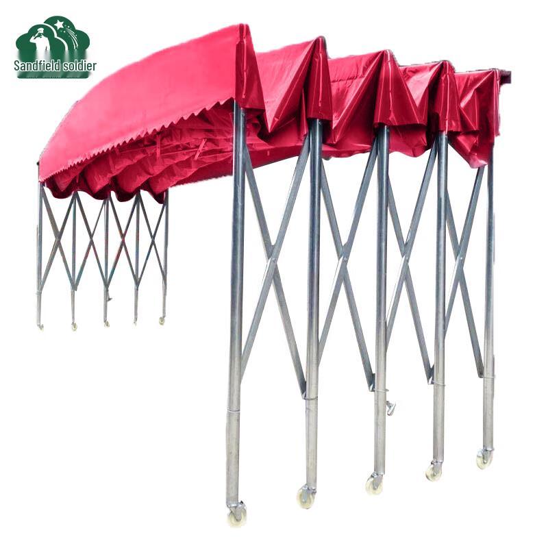 Outdoor Retractable Warehouse Shelter Canopy