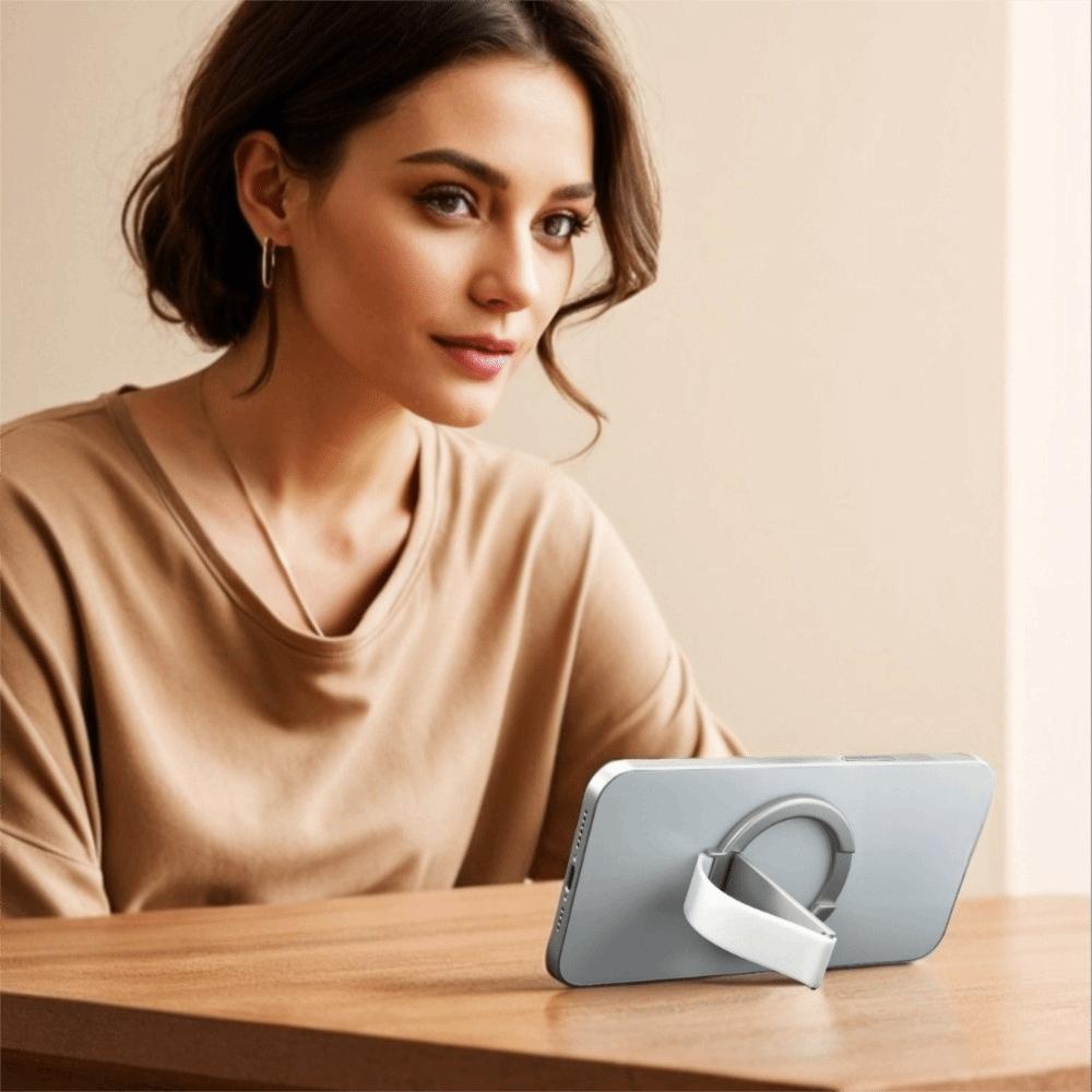 360 Degree Rotation Magnetic Phone Ring Holder Zinc Zinc Zinc Alloy Cell Phone Kickstand Desktop Stand