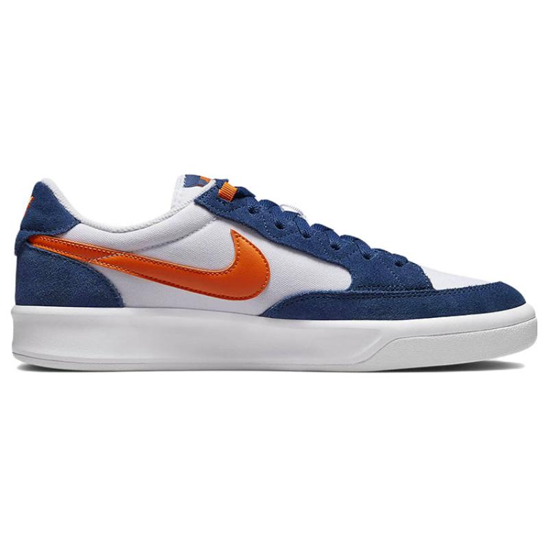 Nike Кеды для скейтборда Sb Adversary Premium Белые Темно-синие Оранжевые CW7456-402