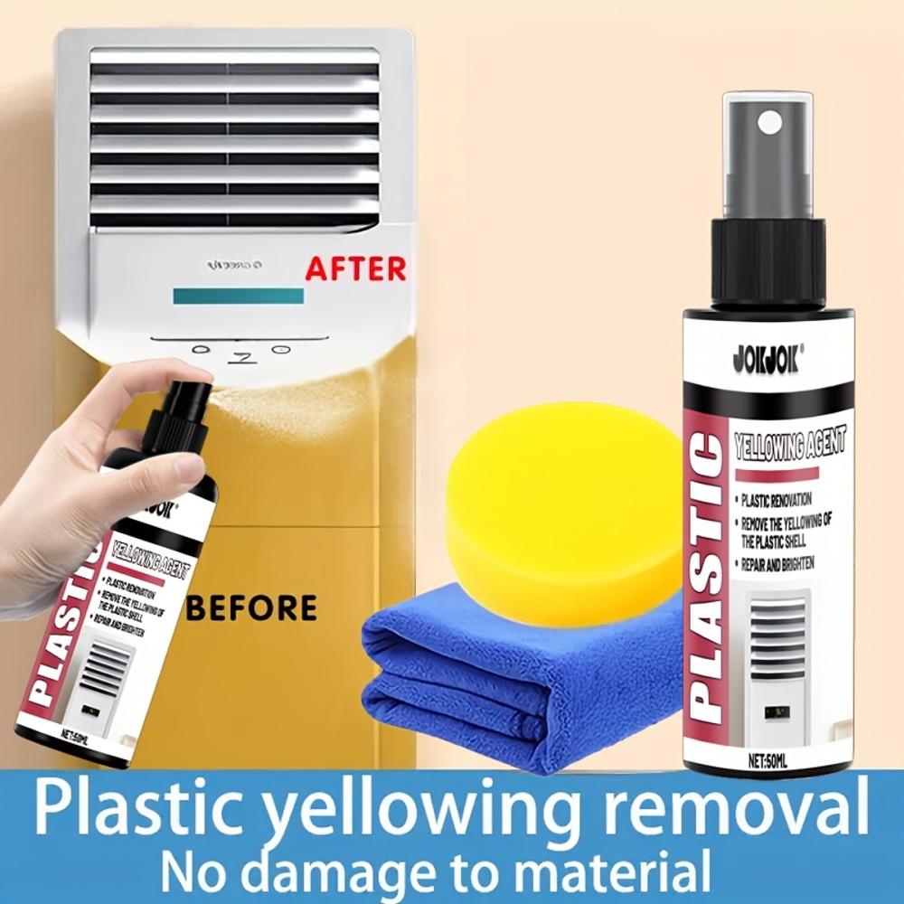 1 Банка (50мл) Формула «Все в одном» для восстановления фар и ремонта пластика - Быстродействующая полироль и формула полировального класса для прозрачного, гл