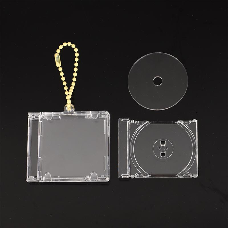 Пустой альбом мини-CD брелок CD-плеер брелок периферийный памятный альбом брелок для ключей для DIY рюкзак кулон