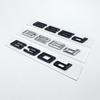 New Numbers Letters 620d 625d 628d 630d 635d 640d 645d 650d ABS Emblem for BMW 6 Series Car Trunk E63 E64 F06 F12 Logo Sticker