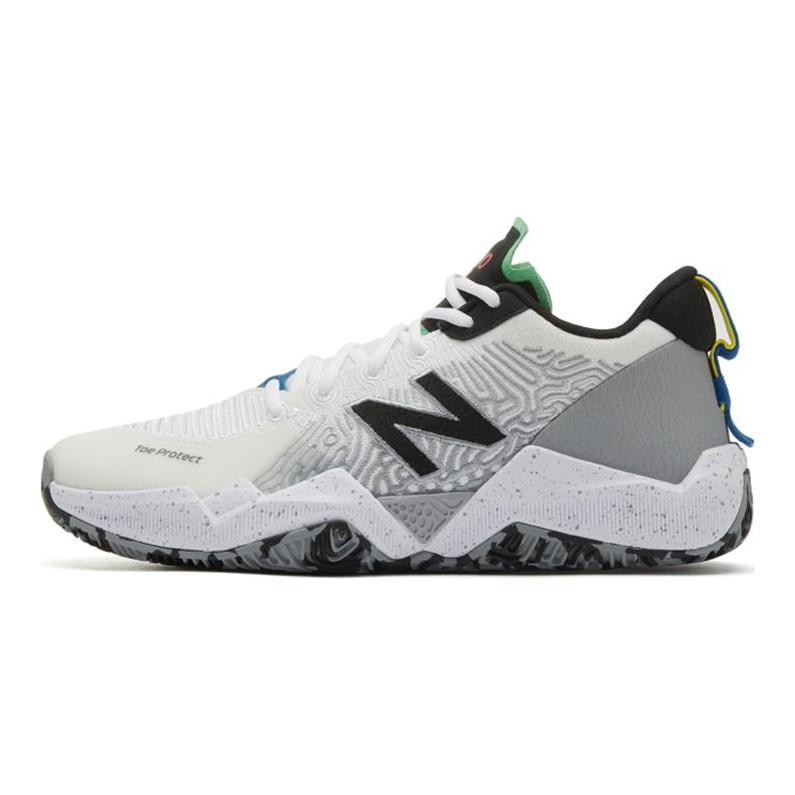 New Balance Nb 2Wxy 1 Low Тканевые Замшевые Удобные Универсальные Низкие Ретро Баскетбольные Кроссовки Мужские кроссовки Белые Серые BB2WXYLW